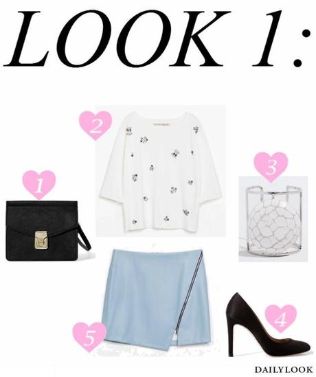 Beautysets - baby blue skirt