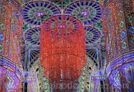 Iluminación, música y color para una Valencia en Fallas 2014