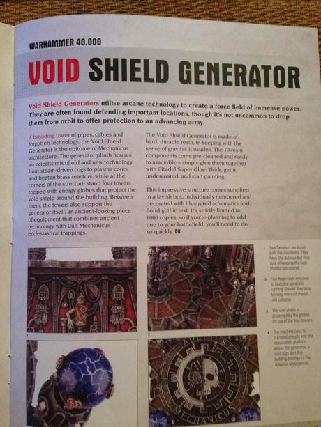 Confirmado:1000 ejemplares y de Resina del Void shield generator