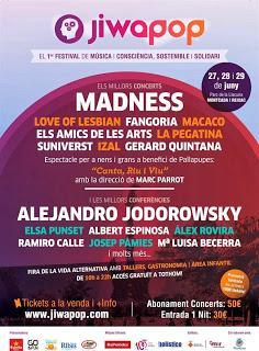 Festival Jiwapop 2014: Madness, Love of Lesbian, Fangoria, Macaco, La Pegatina, Izal...