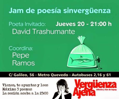 David Trashumante: El amor de los peces en Segovia & Jam de poesía sinvergüenza: