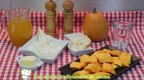 Receta fácil de crema de calabaza