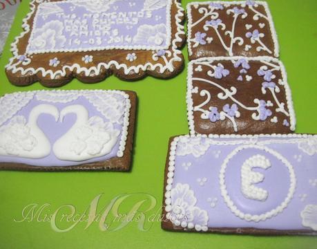 CAJA DE GALLETA DE JENGIBRE Y GALLETAS CON FOTOS