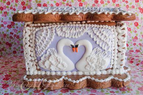 CAJA DE GALLETA DE JENGIBRE Y GALLETAS CON FOTOS