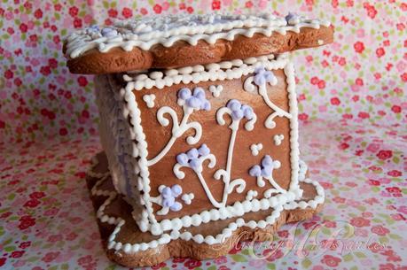 CAJA DE GALLETA DE JENGIBRE Y GALLETAS CON FOTOS