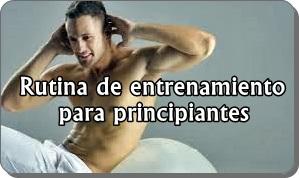Rutina de entrenamiento para principiantes
