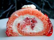 Brazo Gitano Nata Fresas (Gateau Roule)