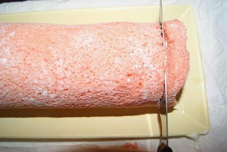 Brazo Gitano de Nata y Fresas (Gateau Roule)