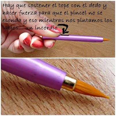 II pedido Buy in coins: muestrario de uñas, pinceles retráctiles para labios, brocha imitación F80 de Sigma, brocha abanico, organizador de labiales y espejito de dentista