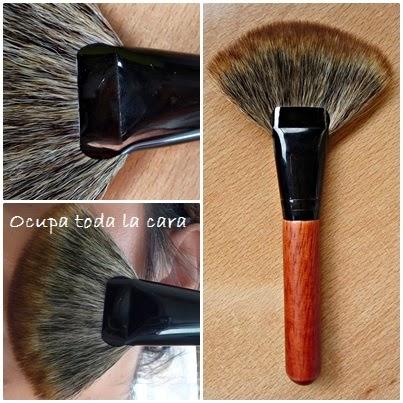 II pedido Buy in coins: muestrario de uñas, pinceles retráctiles para labios, brocha imitación F80 de Sigma, brocha abanico, organizador de labiales y espejito de dentista