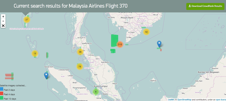 Crowdsourcing para buscar el avión desaparecido Crowdsourcing para buscar el avión desaparecido