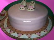 Torta leopardo para bautizo