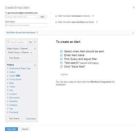 Brandwatch Review - Alert creation - Social With It - Social Media Blog