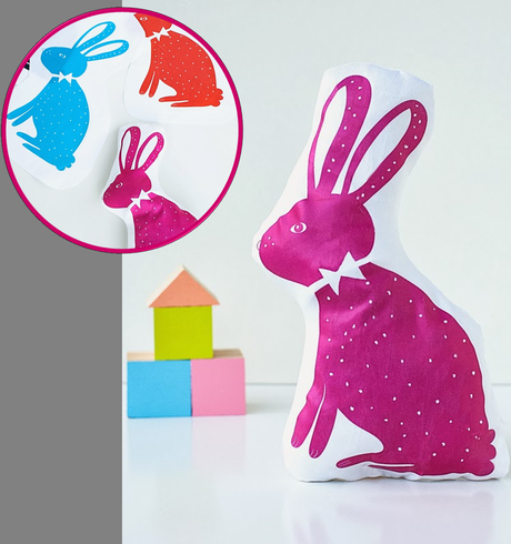 DIY A TODO COLOR http://desdemyhogar.blogspot.com.es/2014/03/diycojin-de-conejito-de-pascua-en-tres.html