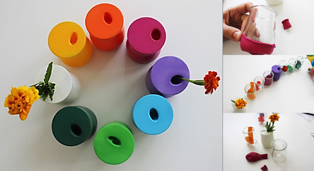 DIY A TODO COLOR http://desdemyhogar.blogspot.com.es/2013/09/diyjarrones-de-alegres-colores.html