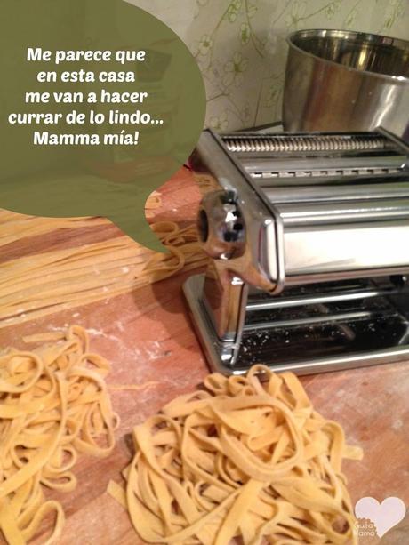 Cómo hacer Pasta fresca: Tallarines con salsa de nata y bacon Cómo hacer Pasta fresca: Tallarines con salsa de nata y bacon