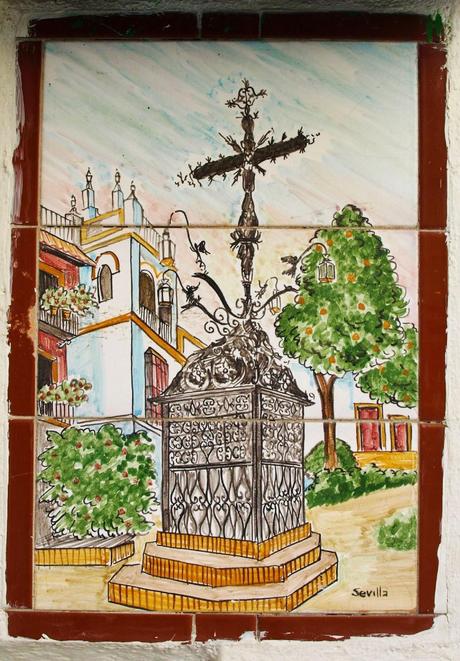 Los azulejos del Restaurante Los Alcázares.