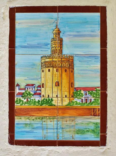 Los azulejos del Restaurante Los Alcázares.