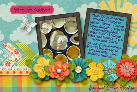 Torta espolvoreada (o Streuselkuchen, como se llama en Alemania) {Reto Cocinando por el mundo}