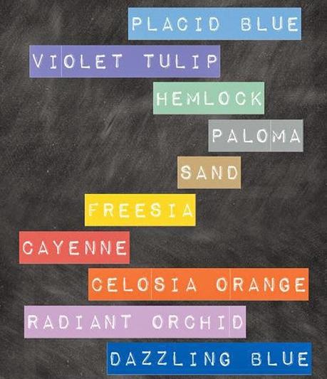 ¡Bienvenidos colores de la primavera 2014!