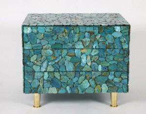 Muebles de diseño: piedras semipreciosas