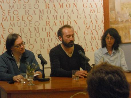 Presentación de `Vigilia del asesino´, el pasado jueves 6 de marzo en el museo Ramón Gaya