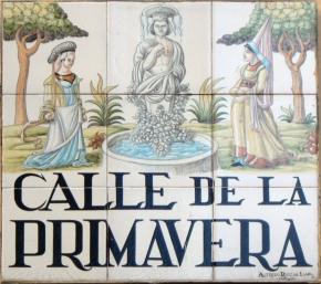 Calle de la Primavera, en Madrid