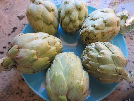 Alcachofas con jamón