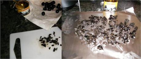 BRANDADA  DE  BACALAO CON CROCANTE DE PAN Y ACEITE DE OLIVAS NEGRAS