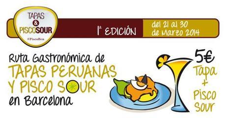 Otra ruta gastronómica de tapas nos lleva a Perú acompañados de Pisco Sour image