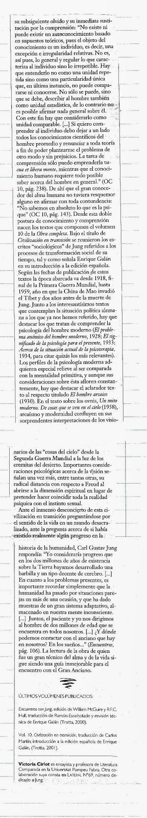 CARL JUNG, UN REPASO BIOGRÁFICO (2001)