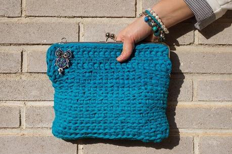 Peto vaquero, blanco y turquesa