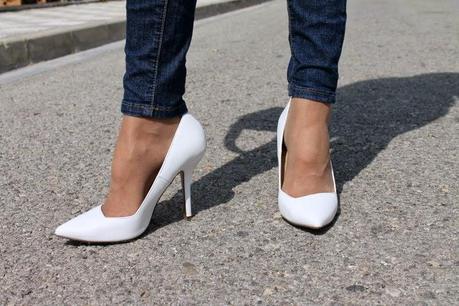 White heels