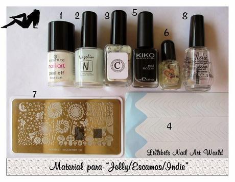 RETO TIPOS DE ESMALTES (7): Jelly/Escamas/Indie