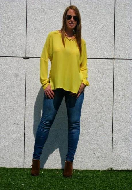 Yellow in my Blouse