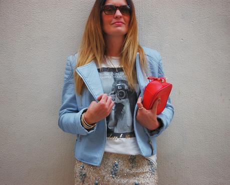 Amada Falda Joya & Baby Blue