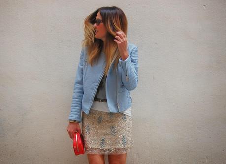 Amada Falda Joya & Baby Blue