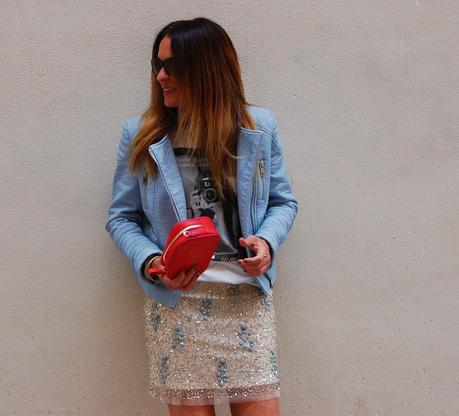 Amada Falda Joya & Baby Blue
