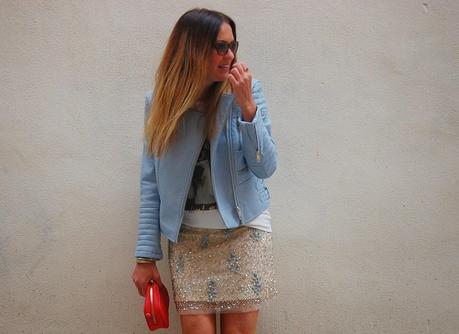 Amada Falda Joya & Baby Blue