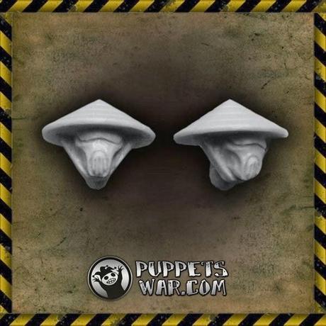 Bushi troopers con Nón lá de Puppets War Bushi troopers con Nón lá de Puppets War