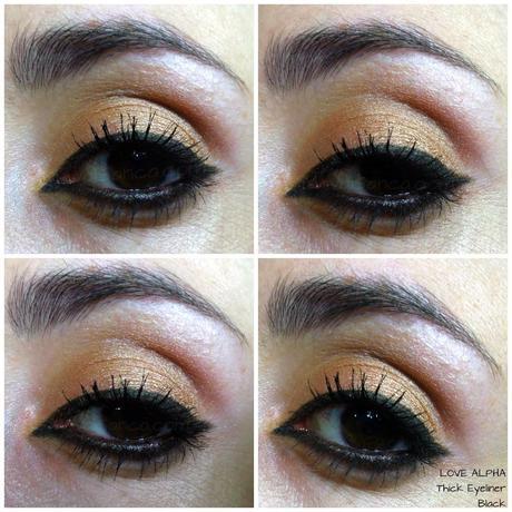 Love Alpha Thick Eyeliner  Black