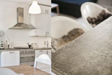 Estilo nórdico con una decoración en colores pastel y turquesa