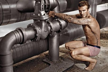 David Beckham en ropa interior