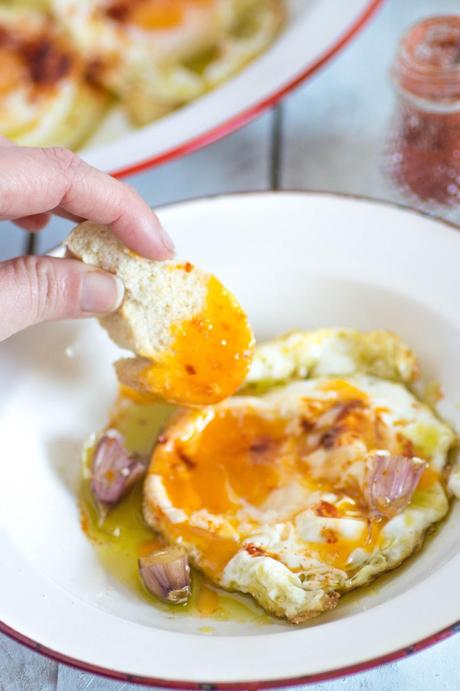 Huevos fritos con pimentón y vinagre de Jerez  #gastroaoves; La Acidez (I Parte)