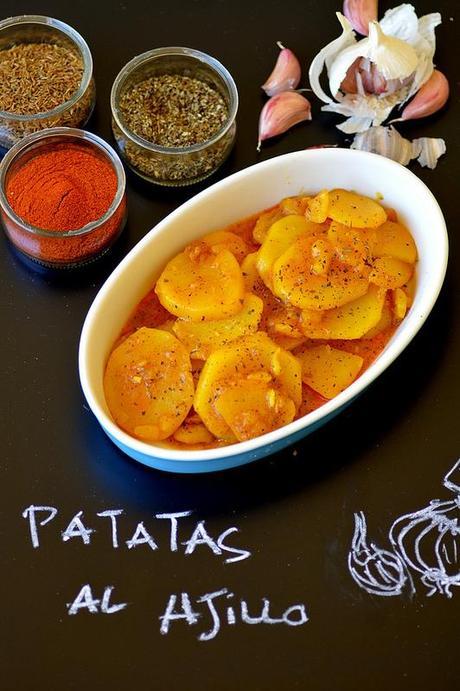 patatas al ajillo receta jaen ni pollas gastroandalusi tapas españa receta