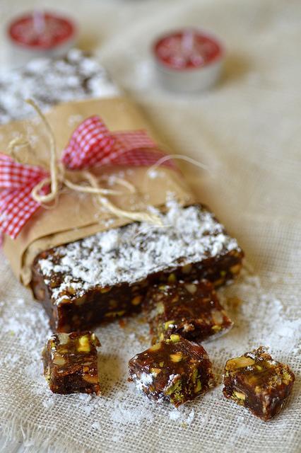 Turrón de dátiles y nueces Turrón de dátiles y nueces