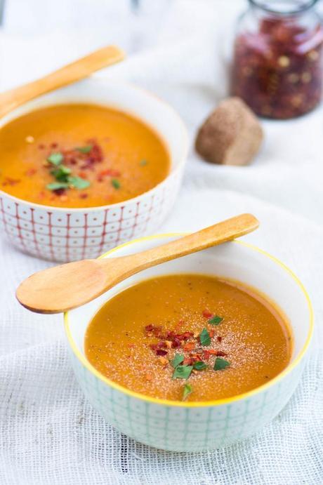 Crema de calabaza con leche de almendras #homenajeabocadillosuculento Crema de calabaza con leche de almendra