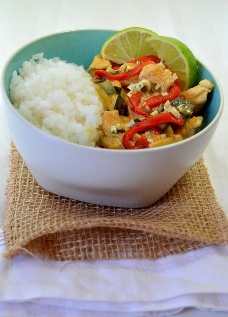 Curry Rojo con Calabacín