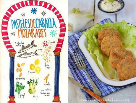 Pasteles de Caballa Mozárabe con mayonesa de Hinojo #elretonazari 