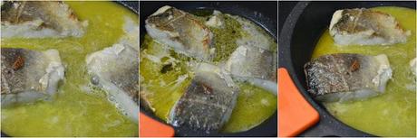 Bacalao con espuma de pil pil